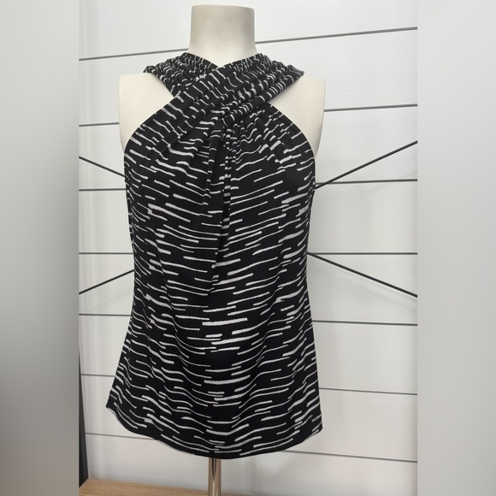 Express Black and White Top